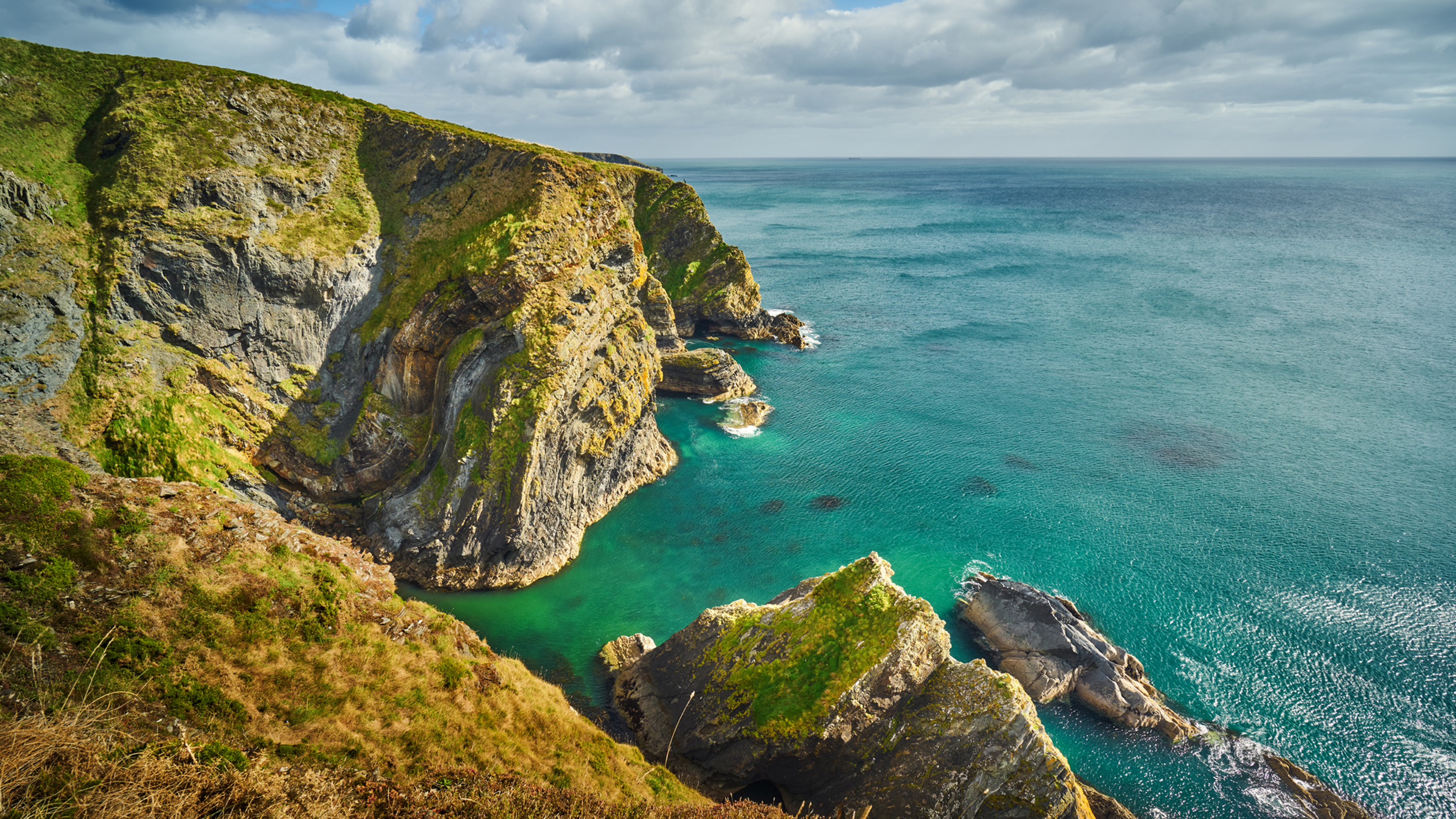 Paysage côtier pittoresque à Cork, en Irlande.