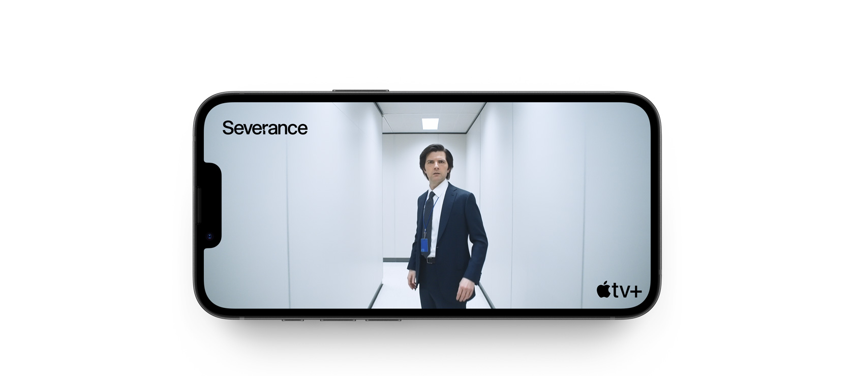 Static of scene from Apple TV+ series Severance.